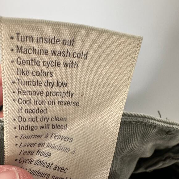 PAIGE DENIM NWT Alexis Cargo Barrel Leg Pant in Vintage Ivy Green // 25 - Picture 11 of 13